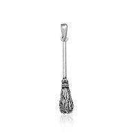 Sterling Silver Broomstick Pendant