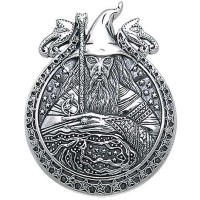 Wizard Magickal Sterling Silver Pendant