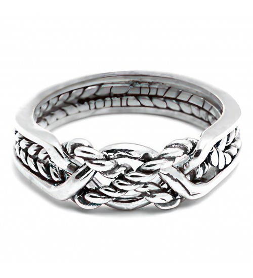 4 Band Twist Turkish Puzzle Ring