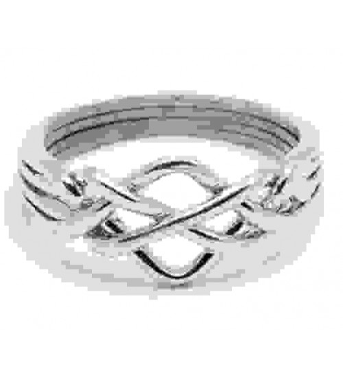4 Band Open Turkish Puzzle Ring