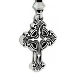 Baroque Celtic Cross Necklace