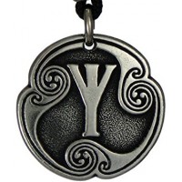 Eolh - Rune of Protection Pewter Talisman