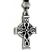 Celtic Cross Pewter Necklace