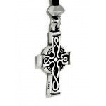 Celtic Cross Pewter Necklace