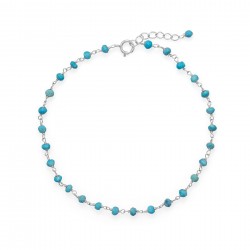 Blue Sea Turquoise Anklet