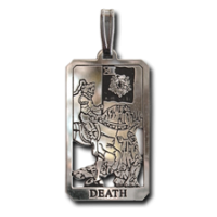 Death Small Tarot Pendant