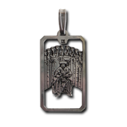 Nine of Cups Small Tarot Pendant