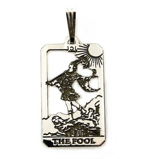 The Fool Small Tarot Pendant