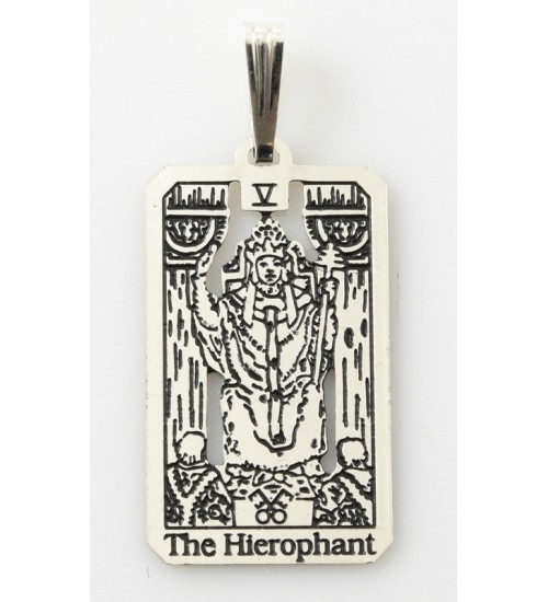 The Hierophant Small Tarot Pendant