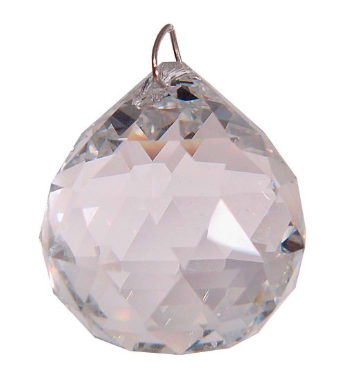 Crystal Prism Faceted Sphere