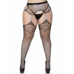 Duchess Lace Net Suspender Stockings