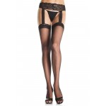 Lace Garter Belt Suspender Sheer Stockings 