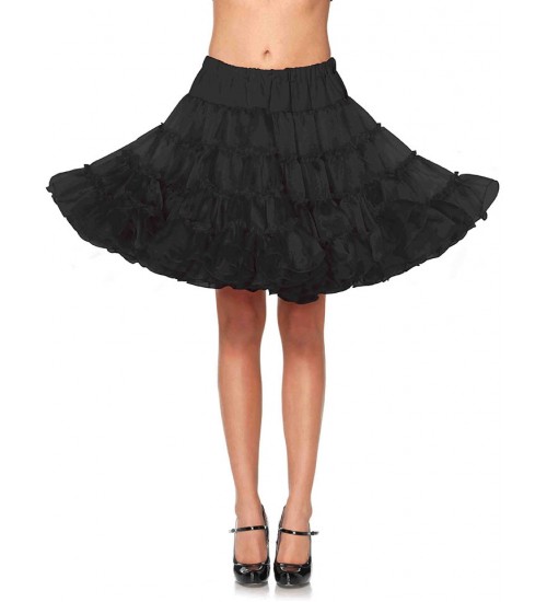 Black Knee Length Deluxe Crinoline Petticoat