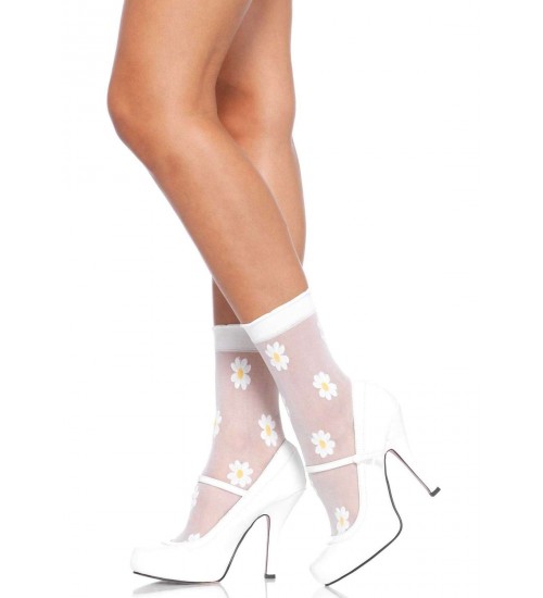 Daisy Spandex Anklets