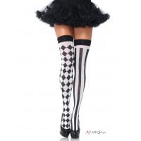 Harlequin Thigh Highs Pack of 3