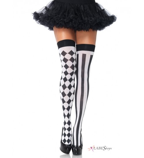 Harlequin Thigh Highs Pack of 3