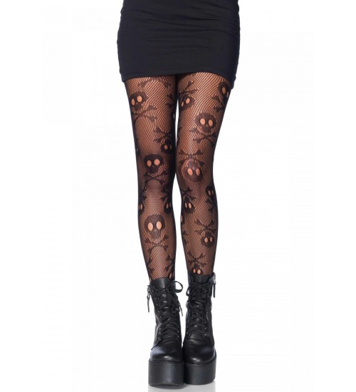 Pirate Skull and Crossbones Pantyhose