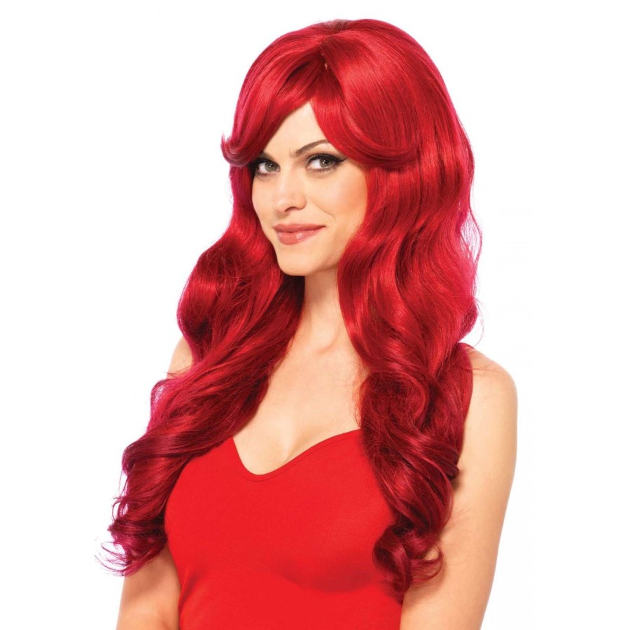 vooroordeel Senator Wereldvenster Red Extra Long Wavy Wig | Cosplay, Halloween Wigs