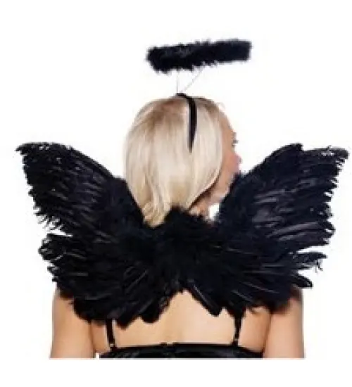 Angel Wing and Halo Kit - Black or White