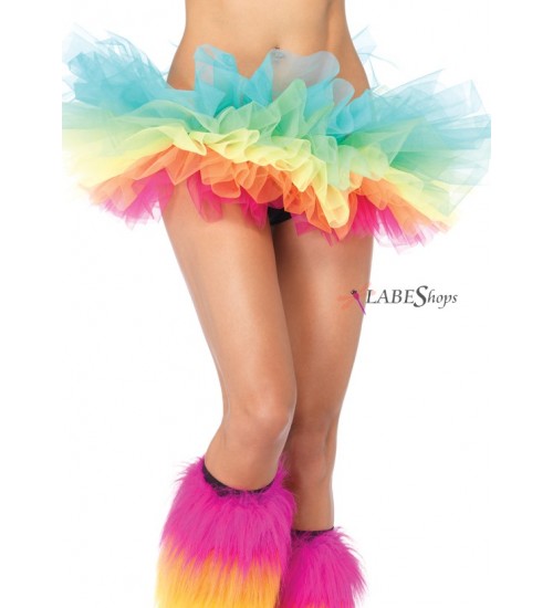 Rainbow Organza Tutu Petticoat