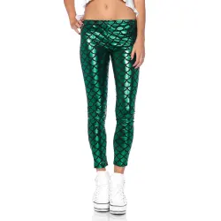 Mermaid Green Scale Leggings