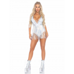 Rocking the Fringe Silver Bodysuit