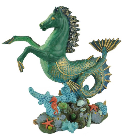 Sea Horse Hippocampus Statue