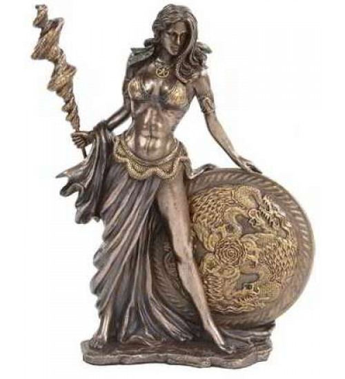 Frigga Norse Goddess Bronze Statue