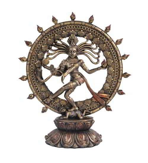 Shiva Nataraja Lord of Dancers Hindu Bronze 9 Inch Statue
