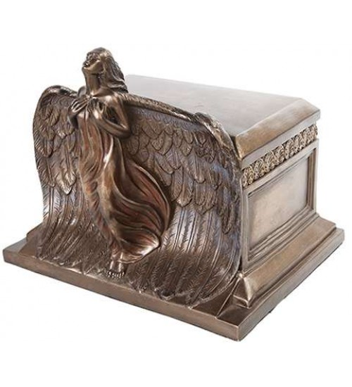 Rising Angel Bronze Memorial Urn