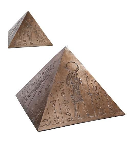 Egyptian Pyramid Memorial Keepsake Urn
