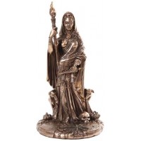 Hecate Greek Goddess of the Crossroads Bronze Deity Statue