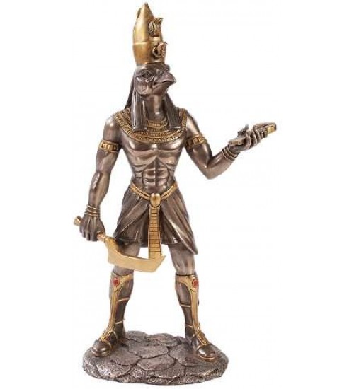 Horus Egyptian God Statue - 12 Inches