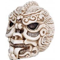 Aztec Bone Resin Design Skull