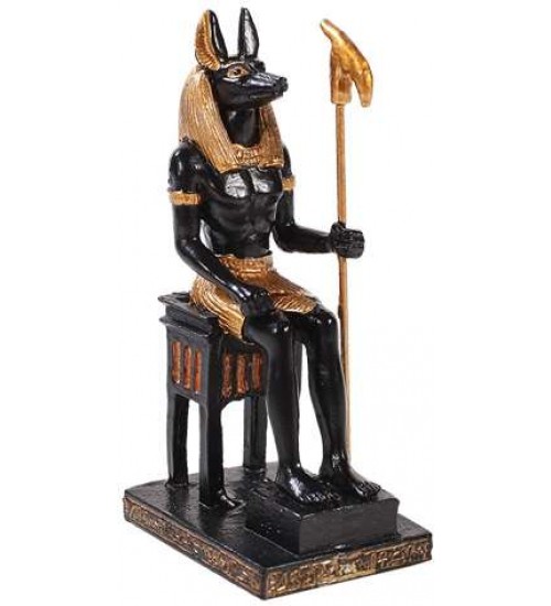 Anubis Mini Egyptian God Statue