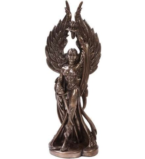 Morrigan Bronze Resin 12 1/4 Inch Statue