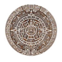 Aztec Solar Calendar Wall Relief Plaque