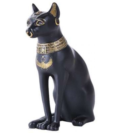 Bastet Small Egyptian Cat Statue