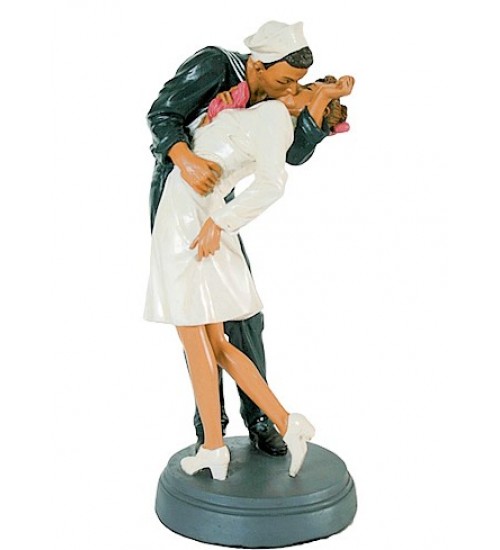 Sailor Kissing Nurse Iconic Image Color Statue