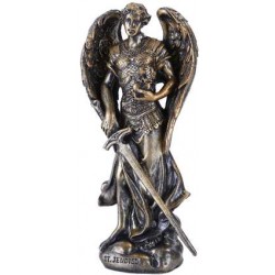 Archangel Jehudiel Small Bronze Christian Statue