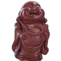 Maitreya Laughing Buddha 4 Piece Statue Set