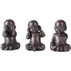No Evil Monks Set of 3 Statue