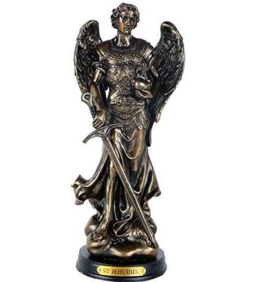 Archangel Jehudiel Bronze Christian Statue