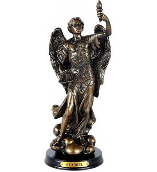 Archangel Uriel Bronze Christian Statue