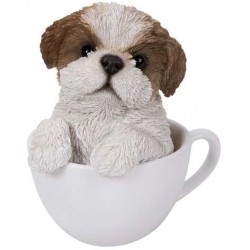 Shih Tzu Teacup Pups Dog Statue