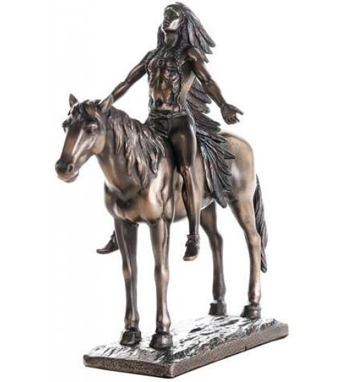 Appeal to the Great Spirit Indian Warrior Statue