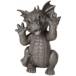 Taunting Dragon Garden Statue