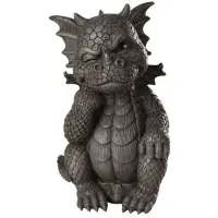 Thinker Dragon Garden Statue