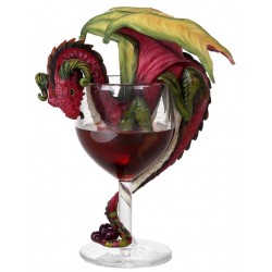 Red Wine Dragon Statue