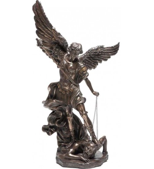 Archangel St Michael 47 Inch Bronze Resin Statue